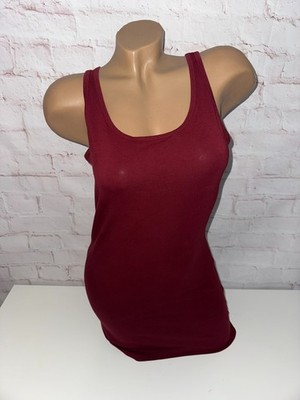 Multiblu Longtop Trägershirt dunkelrot Größe M