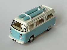 Norev 1/43 VW Camper Van Combi T2B with surf boards in pale blue/white #841100