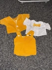 Vtg Cabbage Patch Kids Gold/yellow Short, Jacket & Overall Shorts CPK SW14