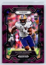 2024 Panini Prizm Draft Picks #173 Dillon Johnson Purple Ice #/149