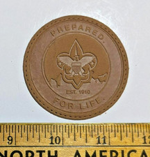 Pleather Prepared For Life Boy Scouts emblem Used BSA