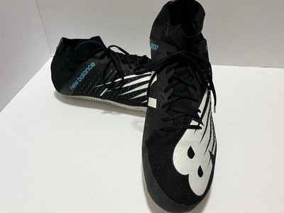 New Balance MSD100R3 Men's Track Spike Shoes Black/White Lace-Up Rubber