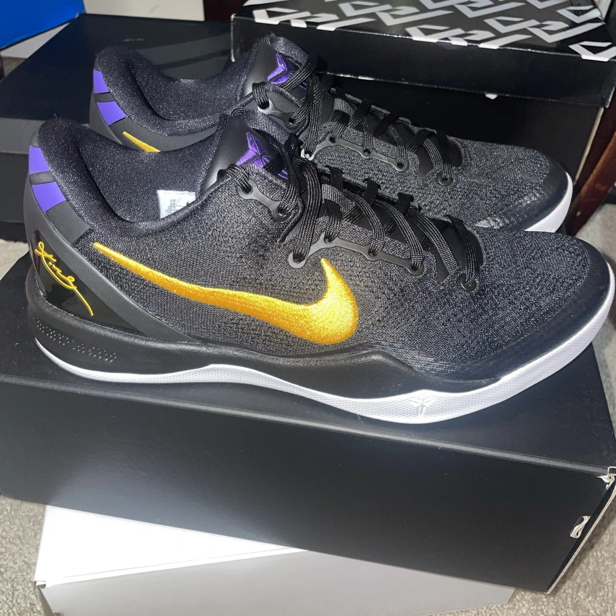 Nike Kobe 8 Protro Lakers Away | eBay