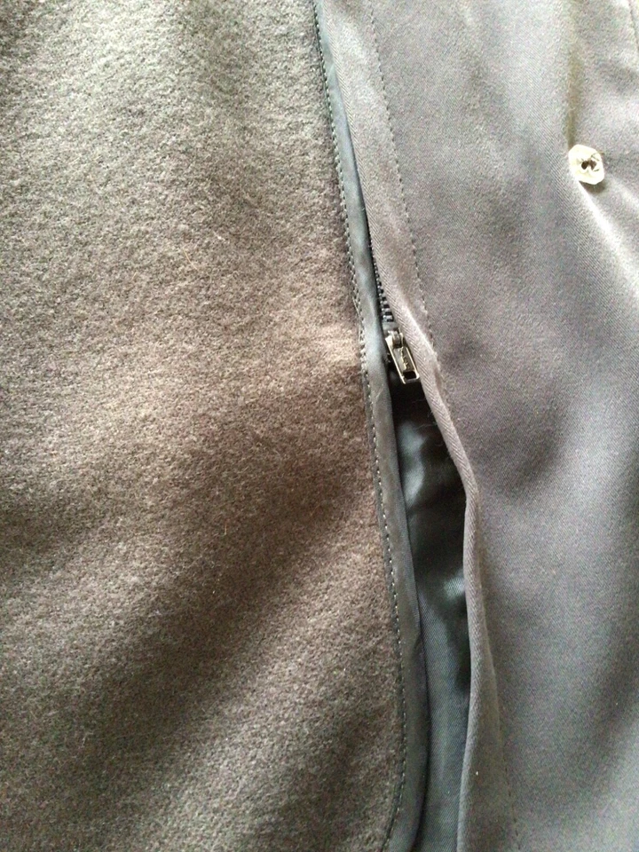 Abrigo Preston & York Damas Oliva Oscuro Talla 8 Forro con Cremallera Foto 4 de 4