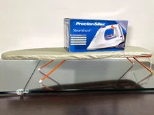 Vintage Collapsible Sleeve Ironing Board Shirt Sewing Mini Dress Making w/Iron