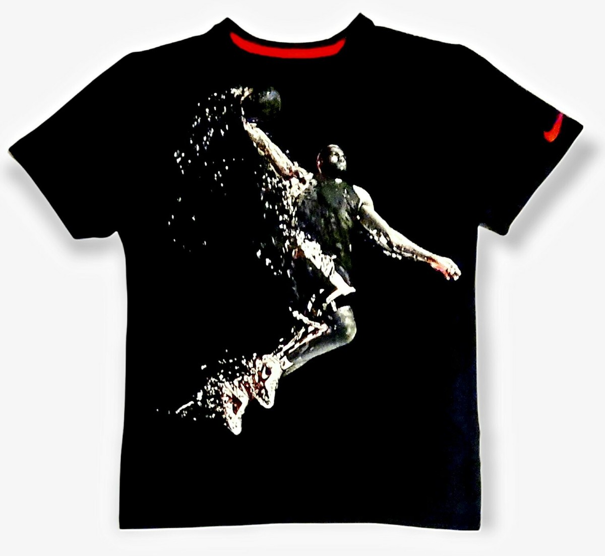 Nike Dri-Fit LEBRON JAMES Shatter Glass Dunking Graphic S/S T