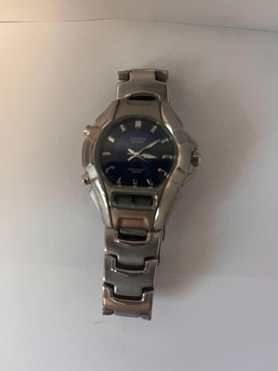 時計 EDIFICE CASIO Casio Watch Vintage Edifice EFA-100 module 2318 Rare Wrist Quartz