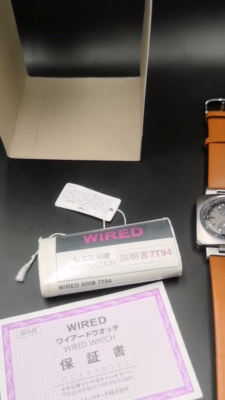Vintage and Rare WIRED XYZ Chronograph Men's quartz watch. Come