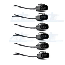 6pcs Ignition Coil Pack Wiring Connector Plug for Nissan 300zx z32 Infiniti J30