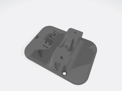 Anycubic I3 Mega 3D Drucker - X Carriage i3 Mega (S & Pro) Trägerplatte V6 [P.R]
