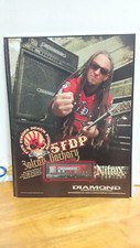 DIAMOND AMPLIFIERS NITROX ZOLTAN BATHORY GUITAR PRINT AD 11 X 8.5  z1