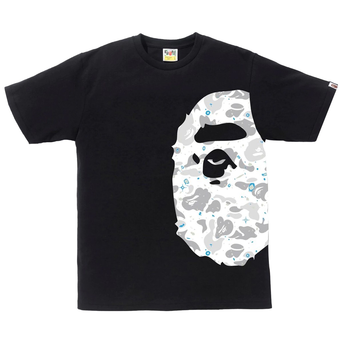 Bape Space Camo Side Big Ape Head Tee Mens Style : 912651 | eBay