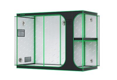 VIVOSUN 2-in-1 108''x48''x80'' Grow Tent 2 small chamber Hydroponic Indoor Planting