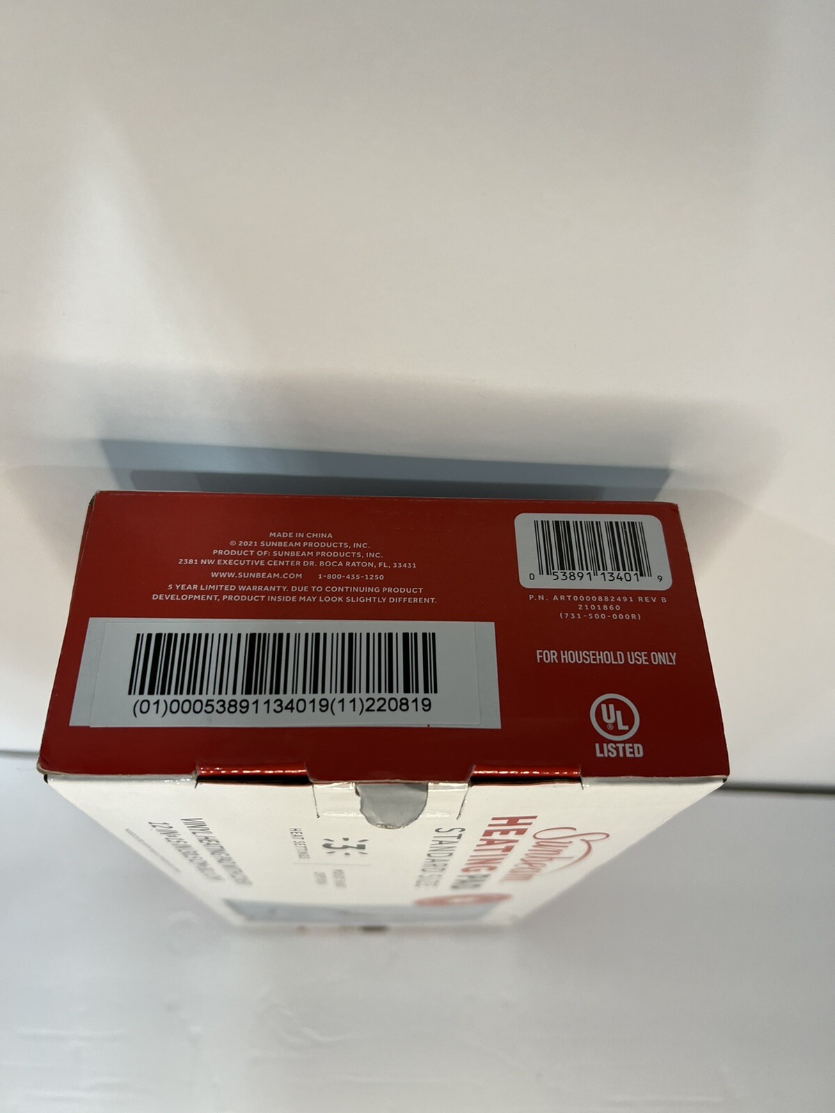 Heating Pad Moist/Dry Sunbeam Light Blue Standard Size 12x15 eBay