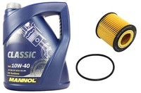 MotoröL Set ÖLfilter SH4790P 10W40 5 Liter FüR Seat Ibiza Skoda Fabia VW Polo