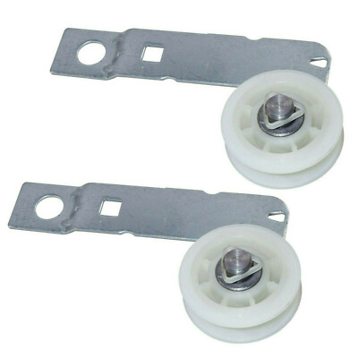 2-Pack HQRP Dryer Idler Pulley Bracket Assembly for Whirlpool 3-8 CE-CS Series