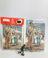 I/R Imrie/Risley 54MM 1/32 American Civil War TWO Confederate Infantry poses