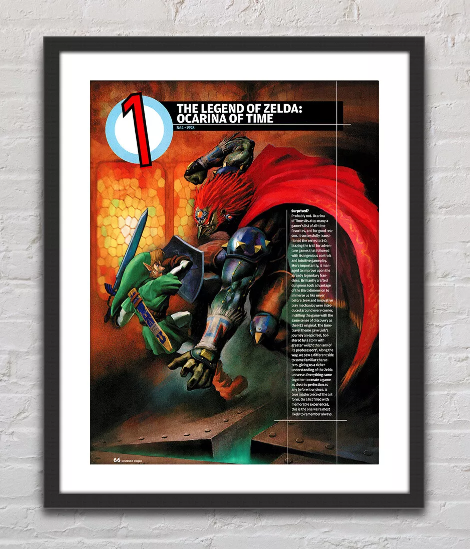 Legend of Zelda Ocarina of Time 18 x 24 Video Game Poster