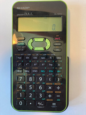 Sharp EL-531X Advanced Scientific Calculator w/ Cover, Tested