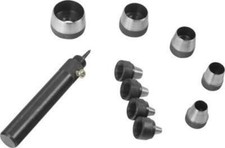 Hand Hollow Hole Puncher Punching Cutting Cutter Tool Die Set Kit Gasket Leather