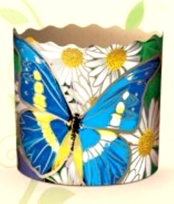 Set 6 Easter Parchment Baking Paper Molds Paska Panettone Cake - Butterflies