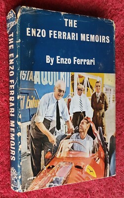 ENZO FERRARI MEMOIRS 1963 First Edition pub by Hamish Hamilton Hardback Book
