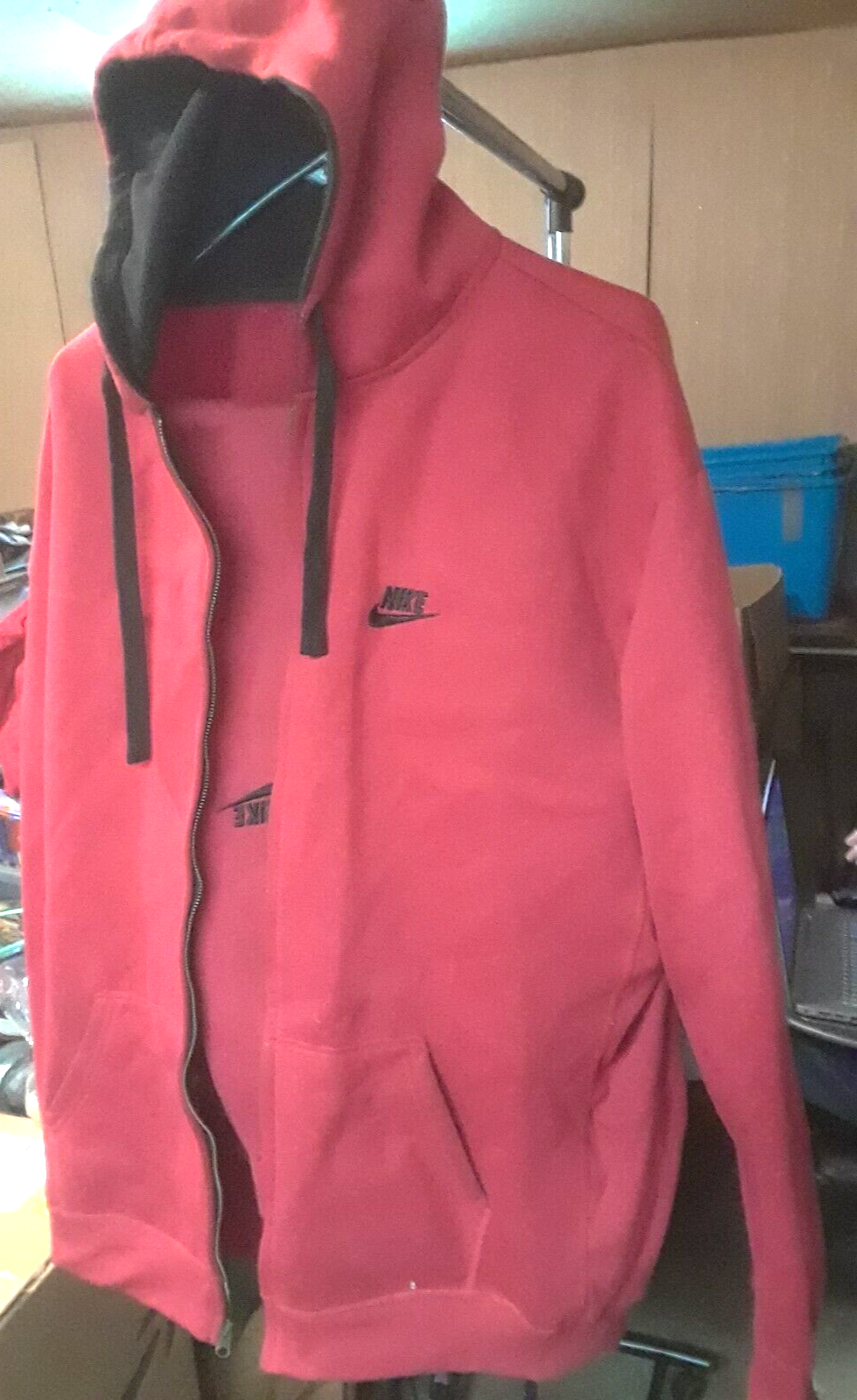 NIKE SWEATSHIRT HOODIE (HEAVY) AND SWEATPANTS SIZE 5XL RED | eBay