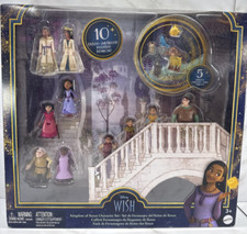 Disney  WISH  Kingdom of Rosas  Character Small Doll Set, 10 Posable Mini