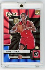 2022-23 Donruss The Rookies Holo Red and Blue Laser #3 Jabari Smith Jr. RC 12/15