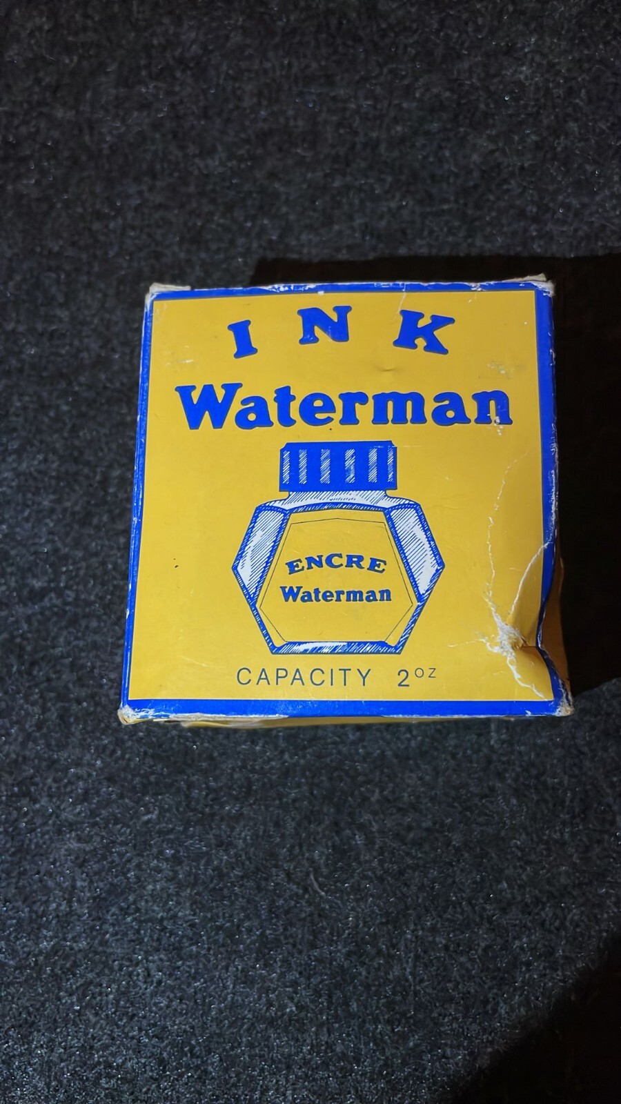 Vintage Waterman Tinte blaue Tinte
