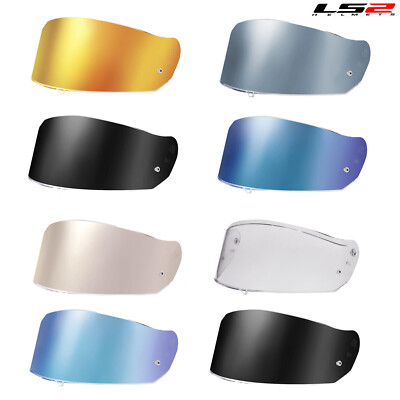 LS2 FF808 Stream II Motorcycle Helmet Visor Anti-Fog Pinlock Ready Clear Smoke