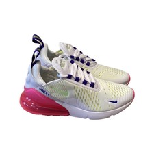 Size 6 Nike Air Max 270 White Pink Blast Volt 21 For Sale Online Ebay