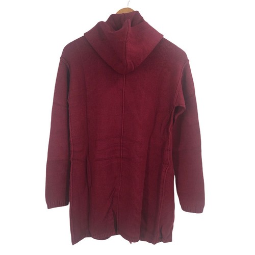 Style & Co Women's Cherrie Pie Cardigan Long Sleeve Cap Pockets Top Size M - Picture 3 of 4
