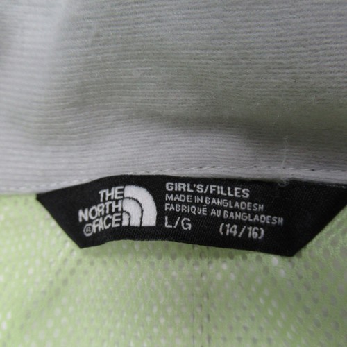 The North Face Jacket Girl Large Blue Resolve Reflective Waterproof Ripstop Hood - Picture 3 of 15
