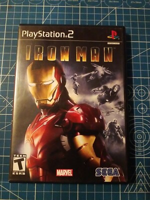 Iron Man Sony PlayStation PS2 Video Game No Manual Marvel Avengers 2008  MCU 10086631166|
