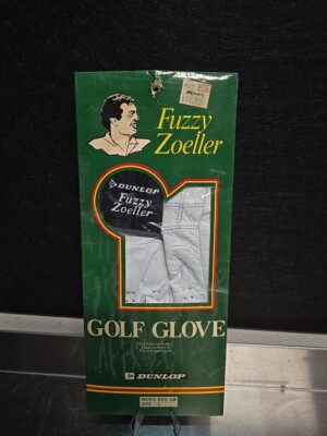 Vintage 1980's Fuzzy Zoeller Golf Glove Men's Large White Soft