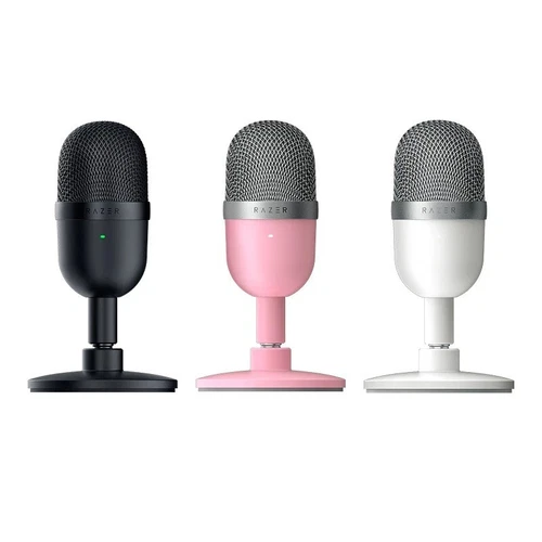 Razer Seiren Mini Microphone Ultra Compact Condenser Recording Gaming USB Mic AU - Picture 1 of 20