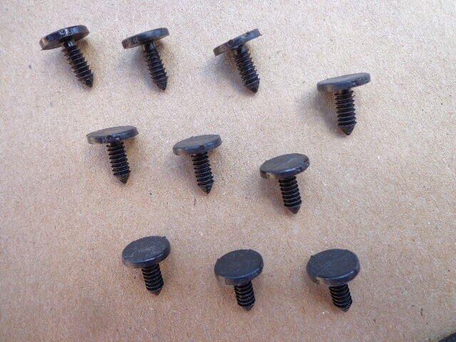 8 VINTAGE HEADLAMP ADJUSTER SCREWS & NUTS! AMC GREMLIN AMX JAVELIN REBEL 2843Z - Foto 4