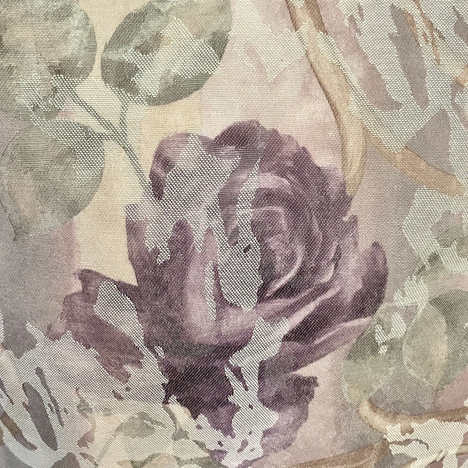 Croscill Chambord Cassis Fringe Throw Pillow Amethyst Purple Damask Floral 17” # - Image 2 of 4