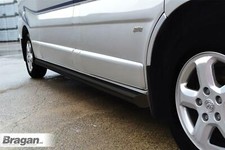 Side Bars BLACK For Nissan Primastar LWB 2002-2014 Stainless Steel Tubes Skirts