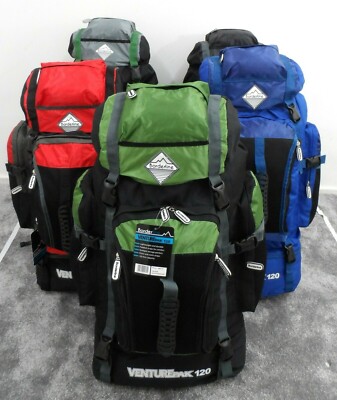 120L XLarge Wanderrucksack Campingrucksack Reisegepäck Festival Reisetasche Etui