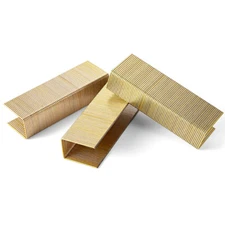 meite 16 Gauge 1-Inch Crown 3/4-Inch Length Staples Galvanized P-Type Heavy Duty