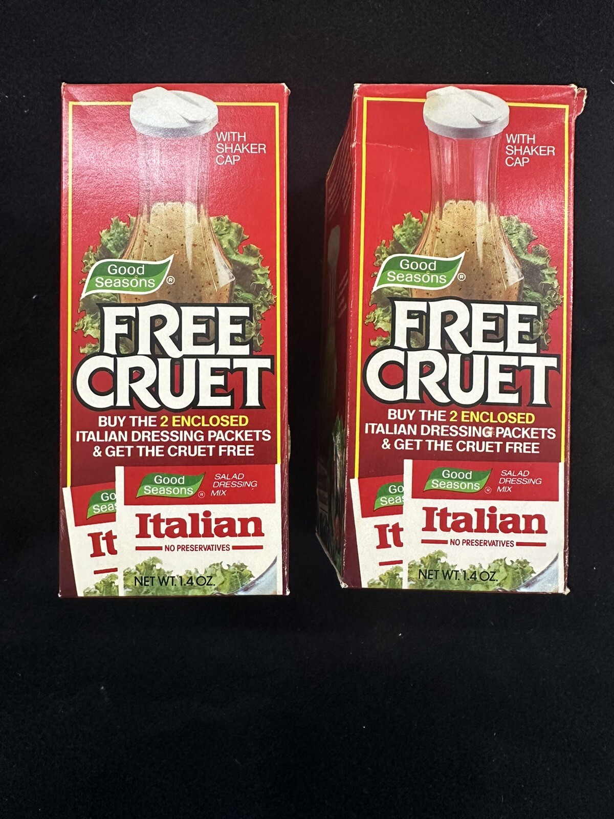 2 Good Seasons Italian Cruet Kit Cruet Plus 2 Dressing Mix’s Per Box NIB eBay