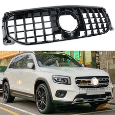For 2020-2022 Mercedes X247 GLB-Class GLB250 Black GT Style Grill Front Grille