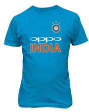 Cricket India Jersey Style Cricket New Oppo Fans Supporter Men's T-shirt