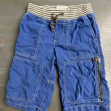Mini boden boys sz 5 Blue Cargo style Long shorts