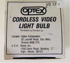 NOS Optex cordless video light bulb VS173