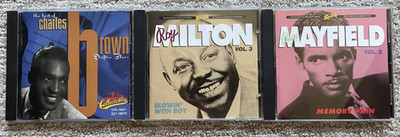 50s R&B CD LOT: Percy Mayfield, Roy Milton Charles Brown -Specialty Collectables