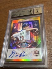 2015 Elite Extra Edition USA GOLD 18U Signatures 4/5 Nick Pratto Auto BGS 9.5 🔥