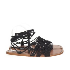 Zara, Gladiator-Sandalen, Größe: 41, Schwarz/Braun, Damen #tID